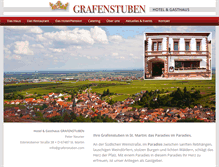 Tablet Screenshot of grafenstuben.com